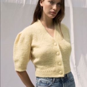 Vintage Rouje Style Cropped Cardigan